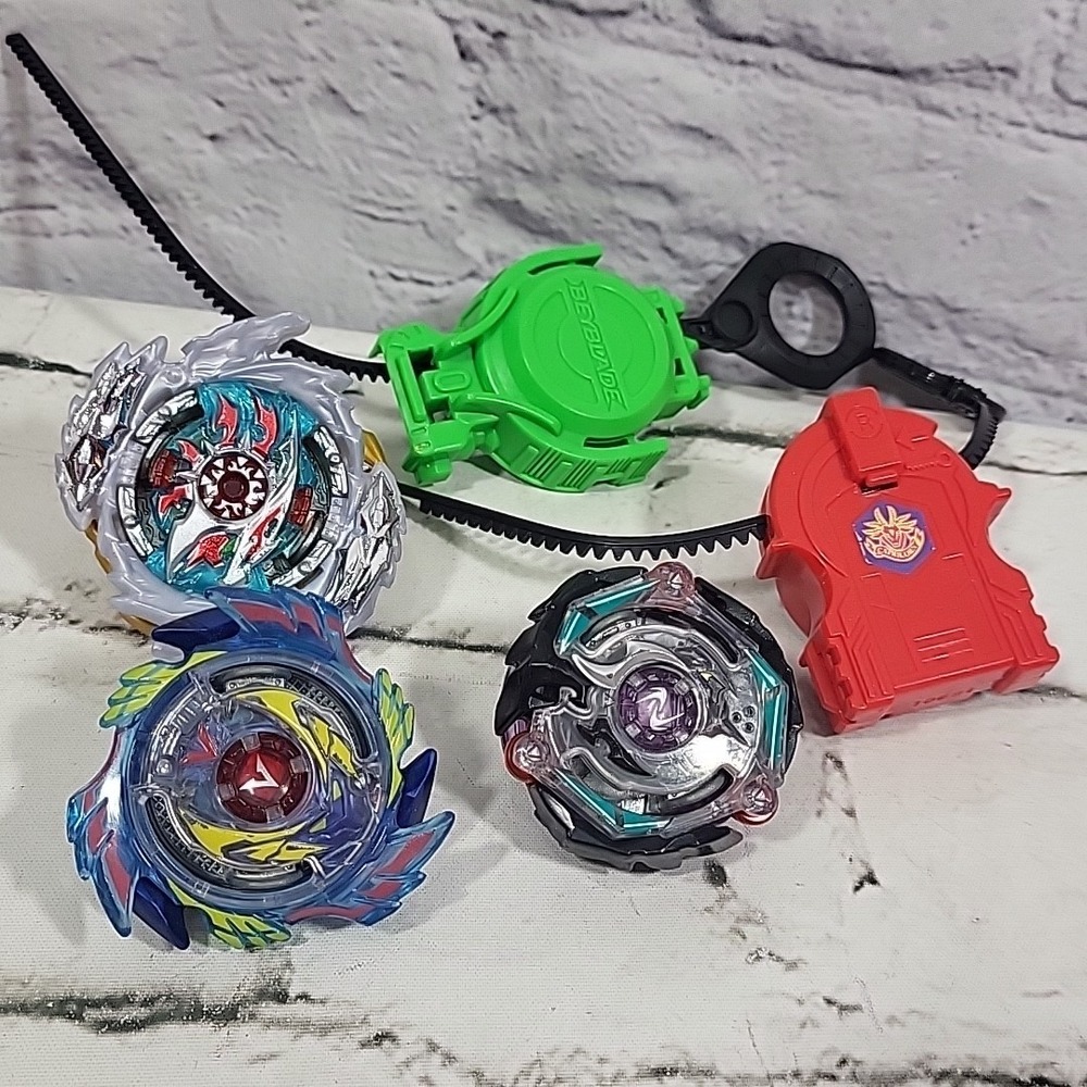 BeyBlades Lot Bursts B-73 Valkyrie B-74 Kreis‎ Satan B-160 King Helios Launchers